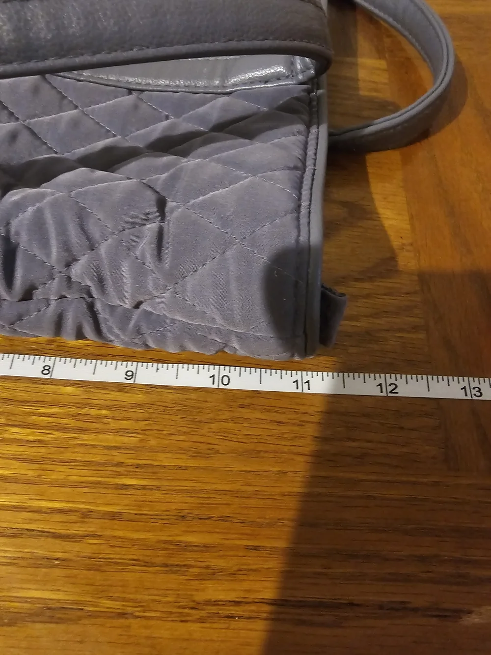 Vera Bradley Quilted Tote in Gray-Blue